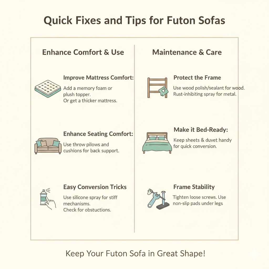 Quick Fixes and Tips for Futon Sofas