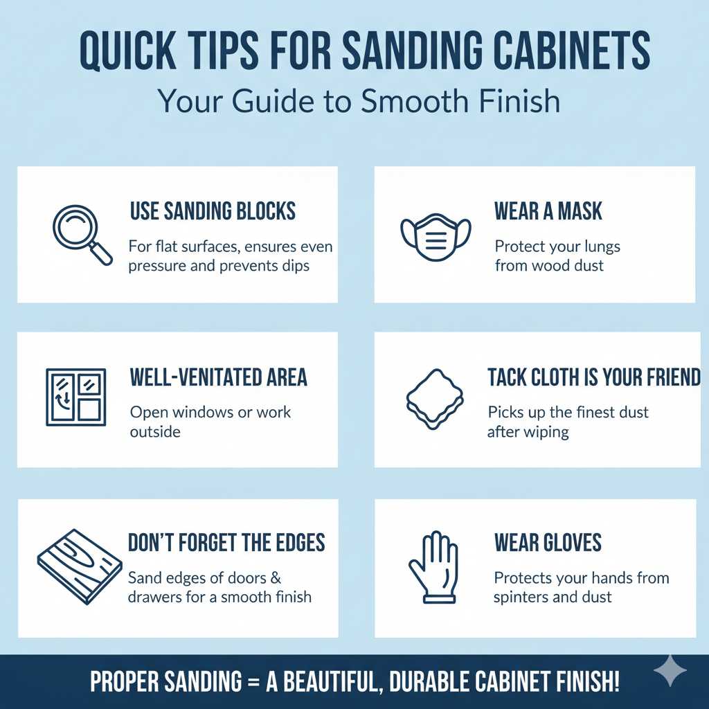 Quick Tips for Sanding Cabinets