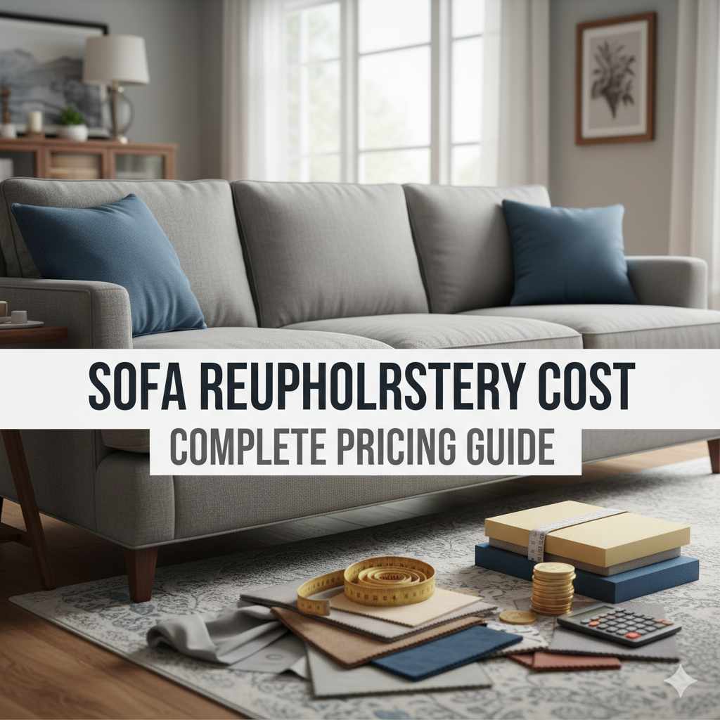 Sofa Reupholstery Cost: Complete Pricing Guide