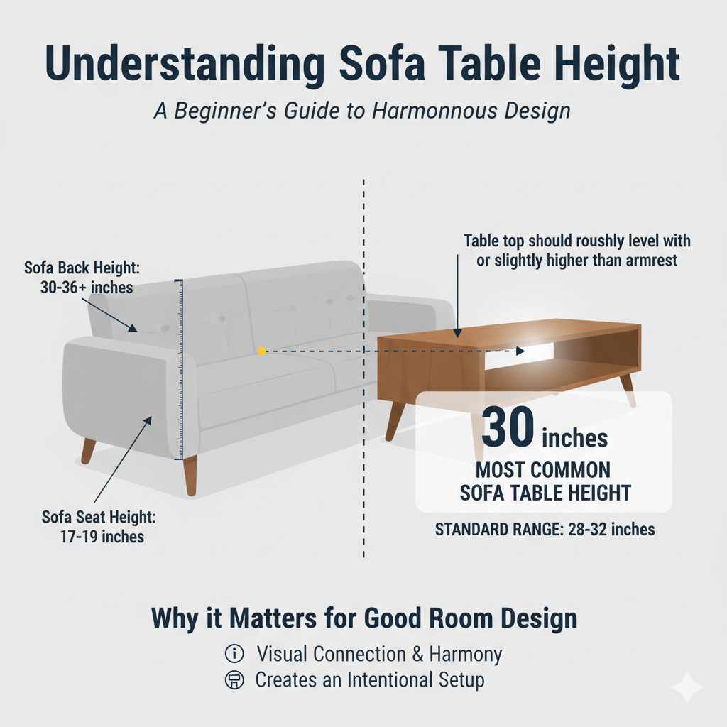 Understanding Sofa Table Height