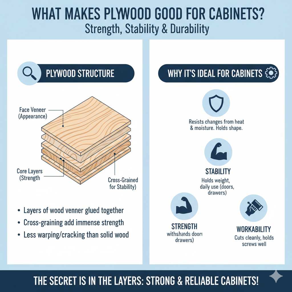 What Makes Plywood Good for Cabinets?