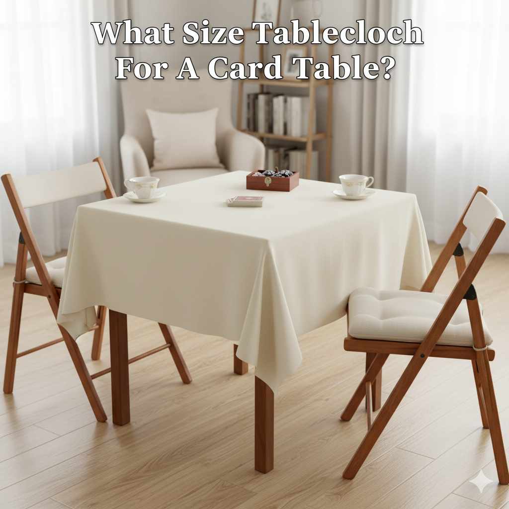 What Size Tablecloth For A Card Table?