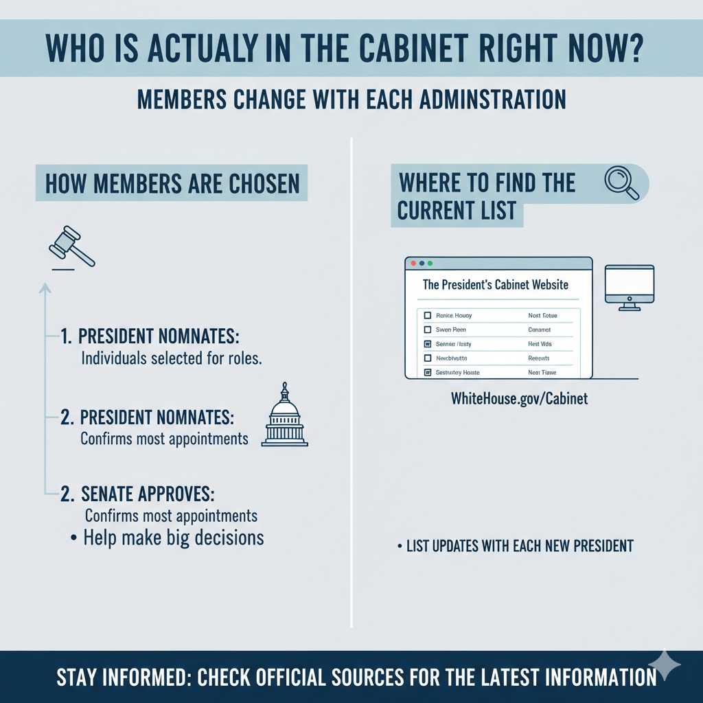 Who Is Actually In The Cabinet Right Now?