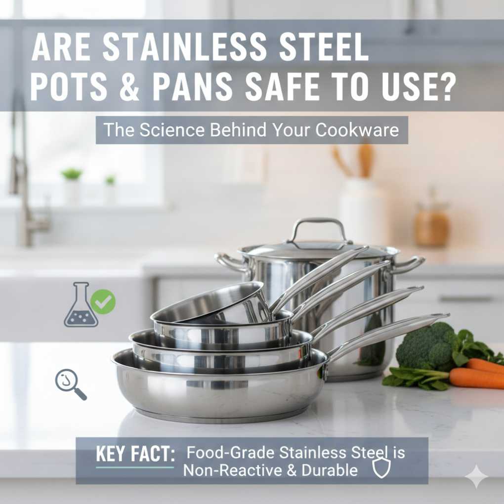 Are Stainless Steel Pots And Pans Safe To Use?