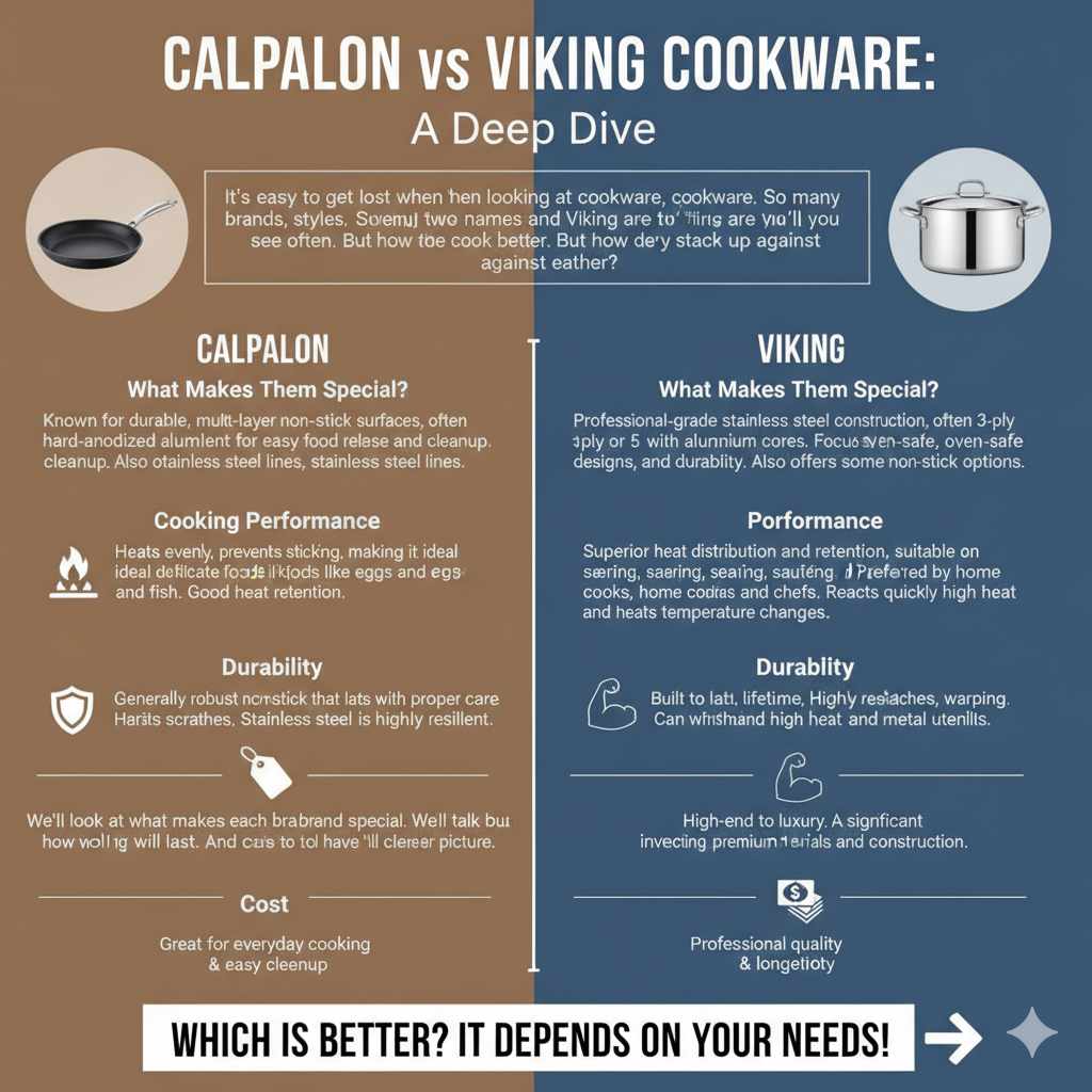 Calphalon vs Viking Cookware A Deep Dive