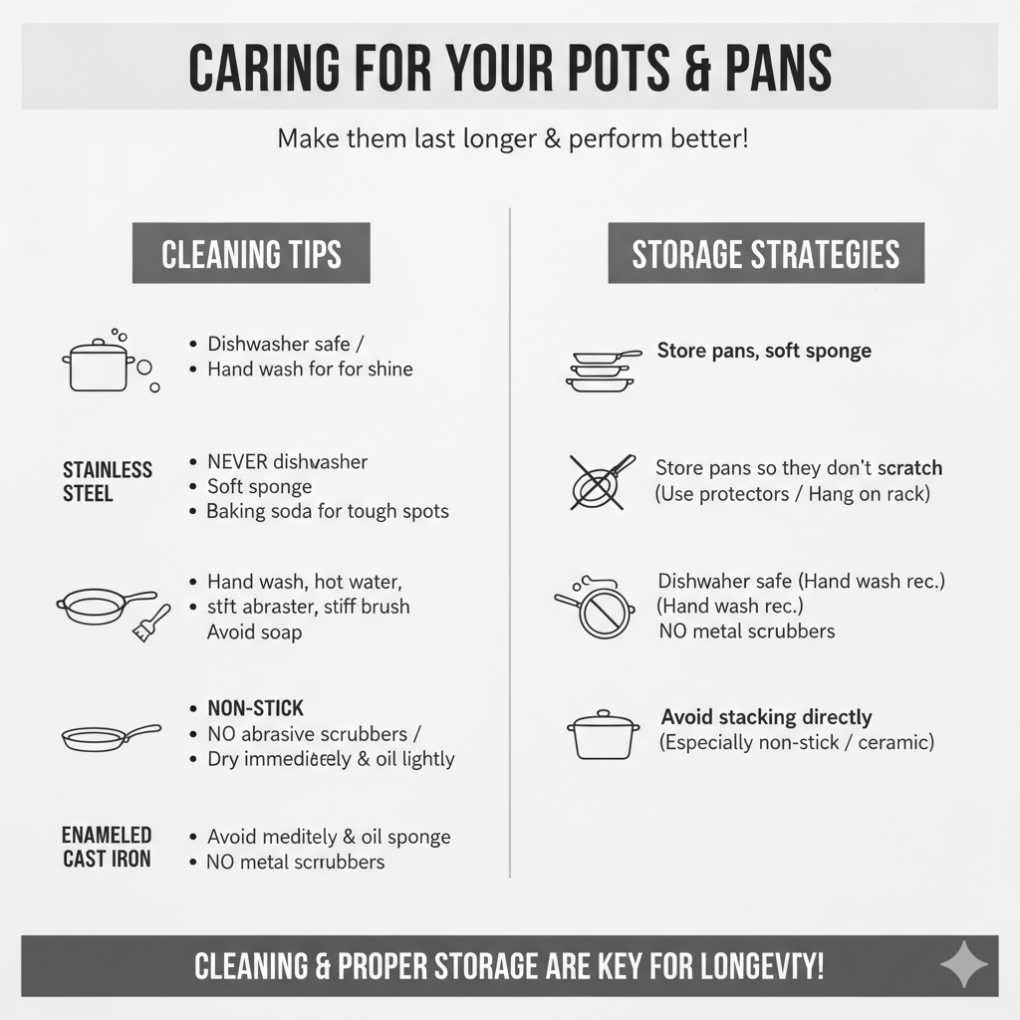 Caring for Your Pots and Pans