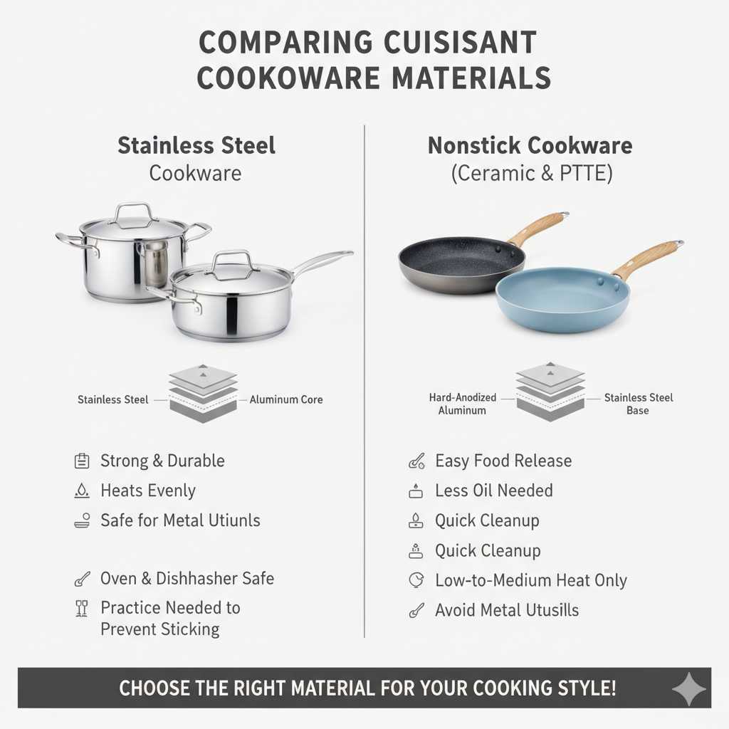 Comparing Cuisinart Cookware Materials