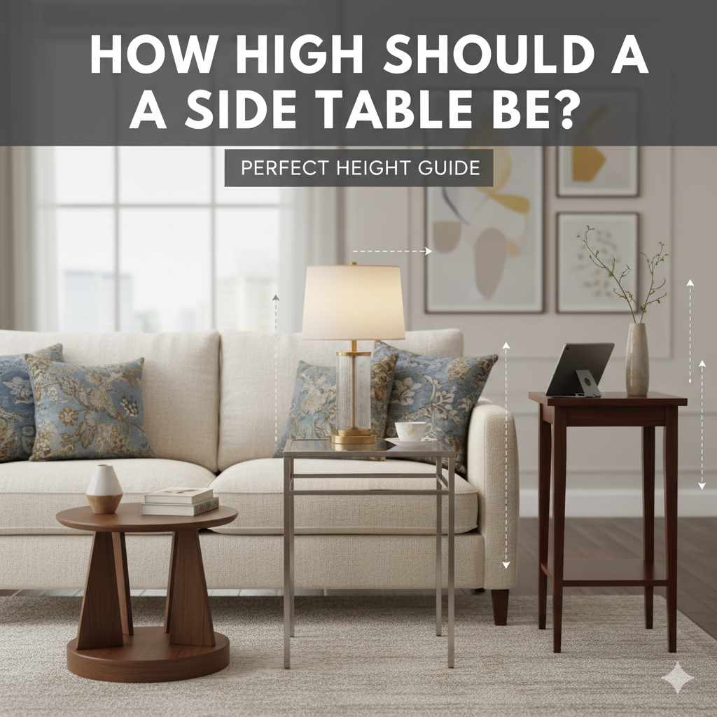 How High Should A Side Table Be? Perfect Height Guide
