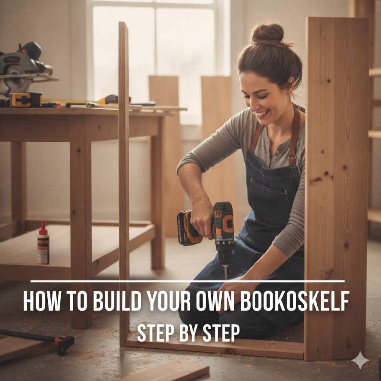 How To Build Your Own Bookshelf Step By Step