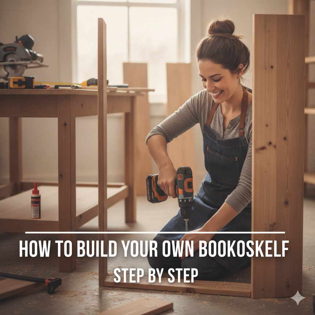 How To Build Your Own Bookshelf Step By Step