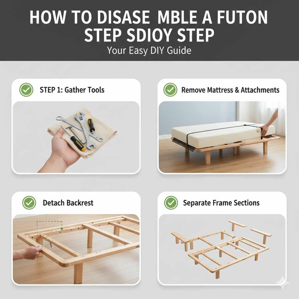 How To Disassemble A Futon Step By Step