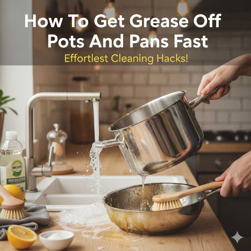 How To Get Grease Off Pots And Pans Fast