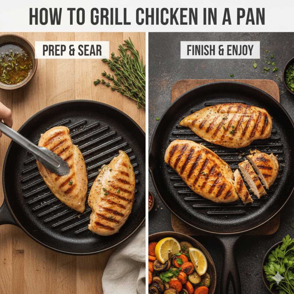 How To Grill Chicken In A Pan: Easy Method