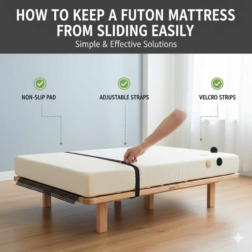 How To Keep A Futon Mattress From Sliding Easily