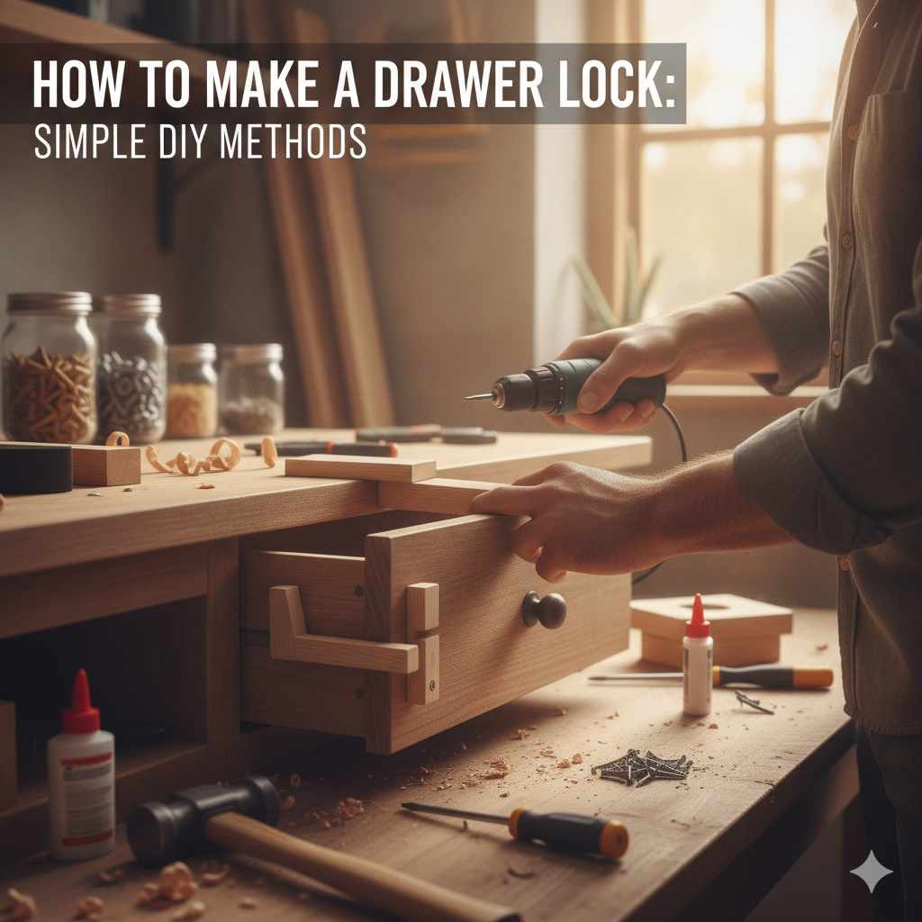 How To Make A Drawer Lock: Simple Diy Methods