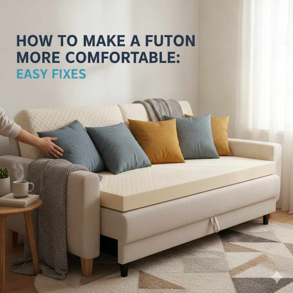 How To Make A Futon More Comfortable: Easy Fixes