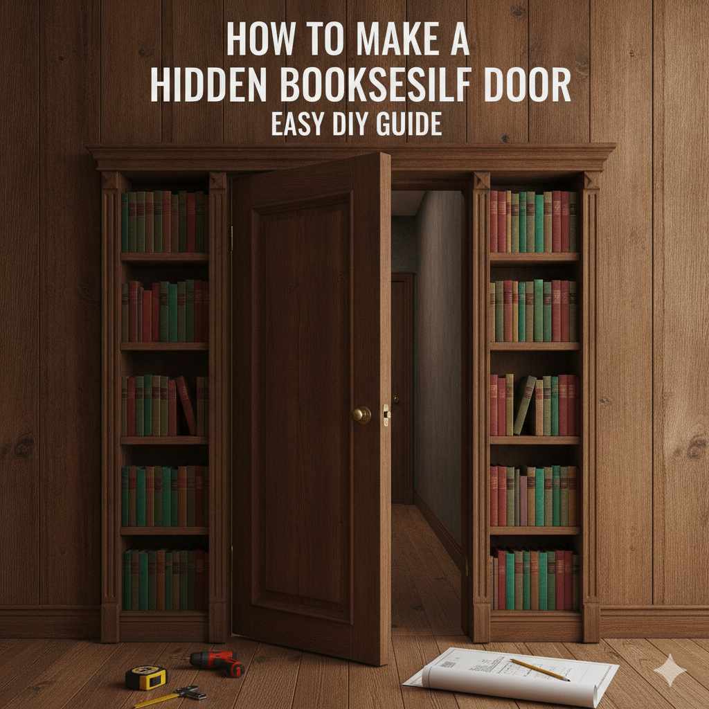 How To Make A Hidden Bookshelf Door: Easy Diy Guide