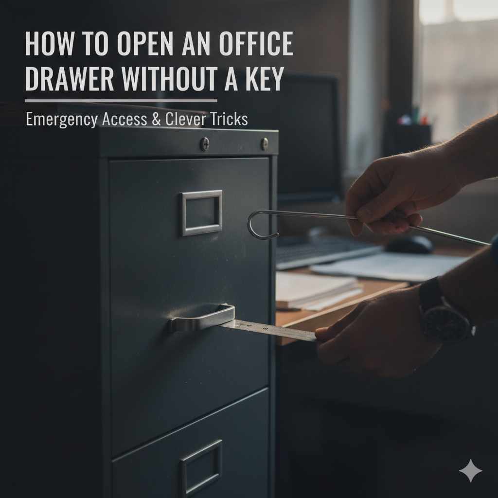 How To Open An Office Drawer Without A Key