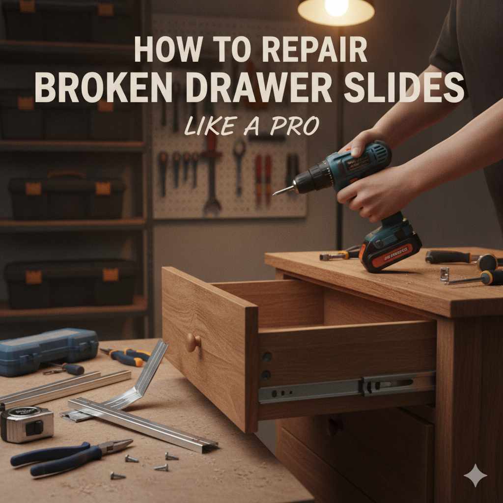 How To Repair Broken Drawer Slides Like A Pro