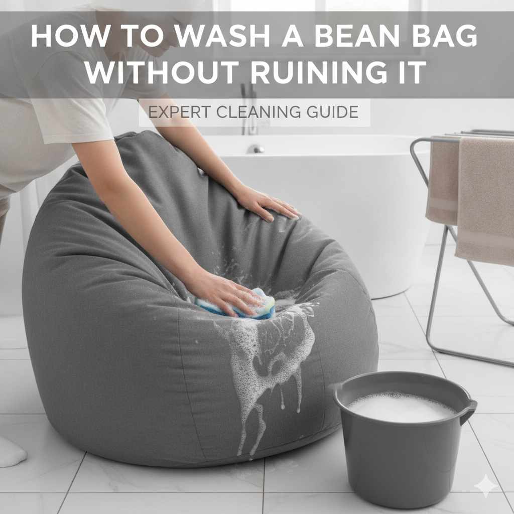 How To Wash A Bean Bag Without Ruining It