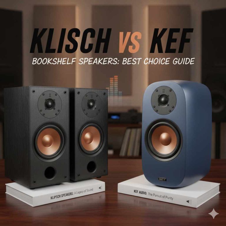 Klipsch Vs Kef Bookshelf Speakers Best Choice Guide