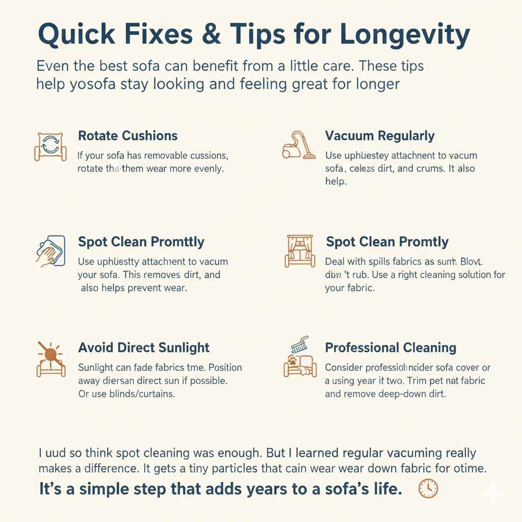Quick Fixes & Tips for Longevity