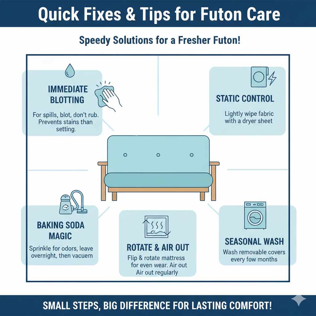 Quick Fixes and Tips for Futon Care