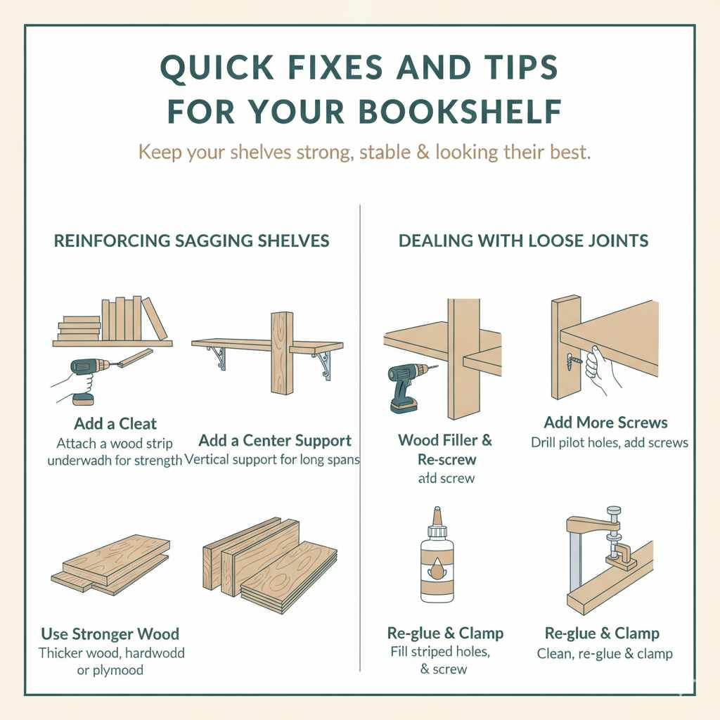 Quick Fixes and Tips for Your Bookshelf