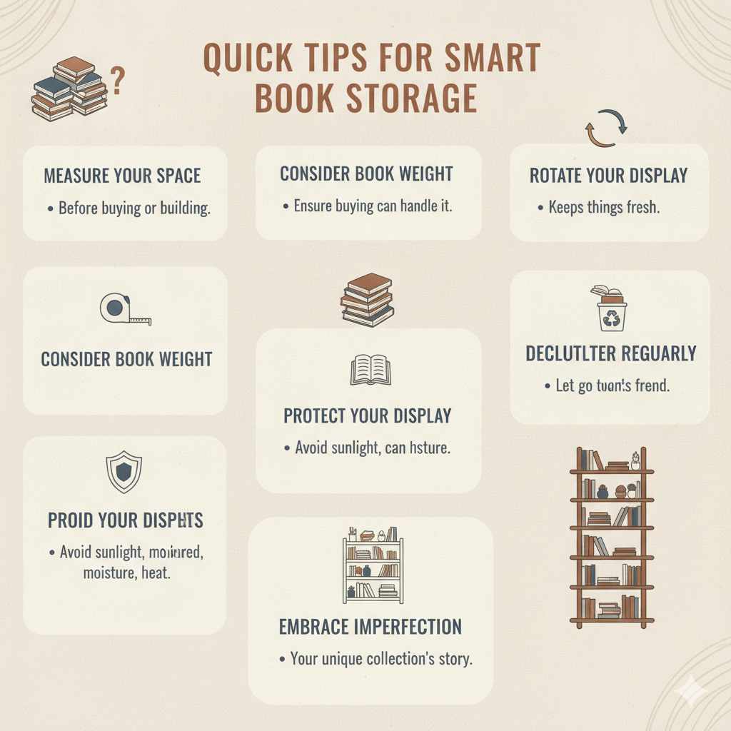 Quick Tips for Smart Book Storage