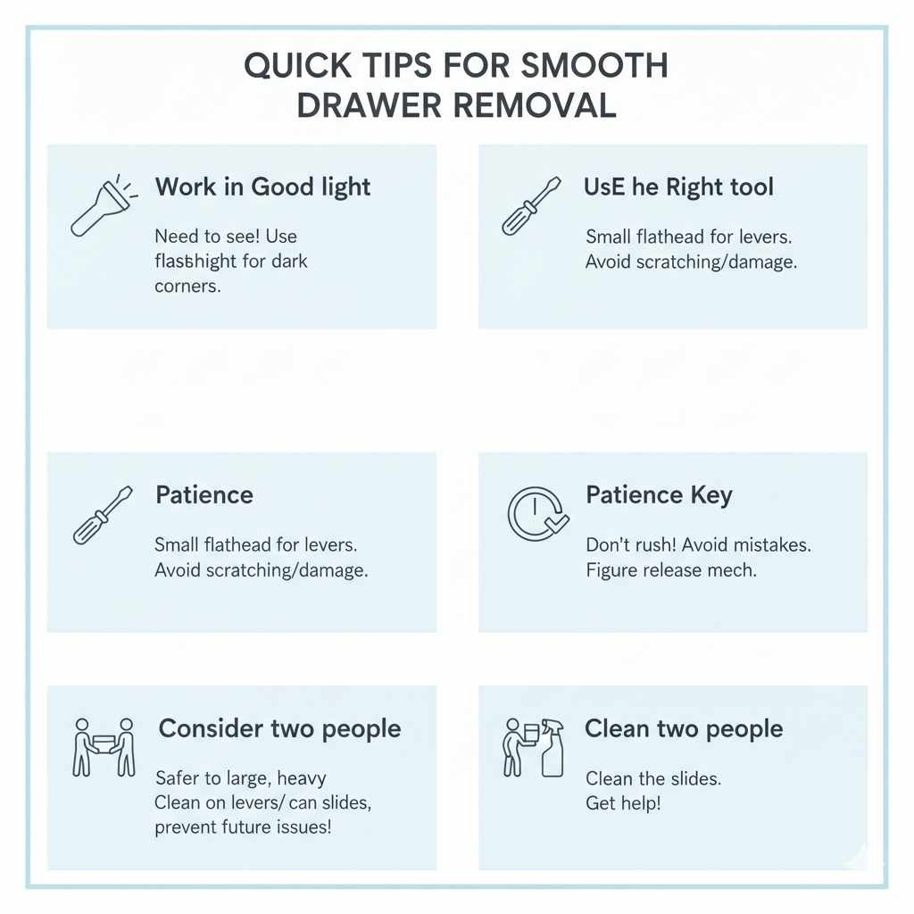 Quick Tips for Smooth Drawer Removal