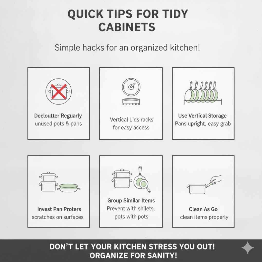 Quick Tips for Tidy Cabinets