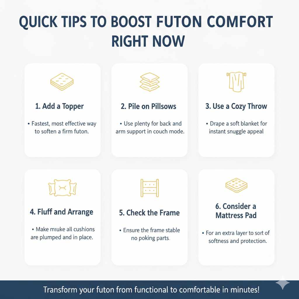Quick Tips to Boost Futon Comfort Right Now