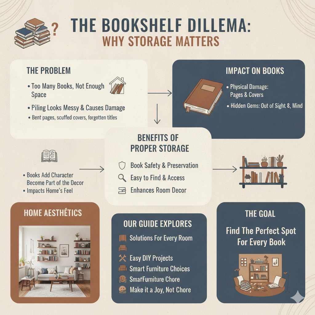 The Bookshelf Dilemma Why Storage Matters
