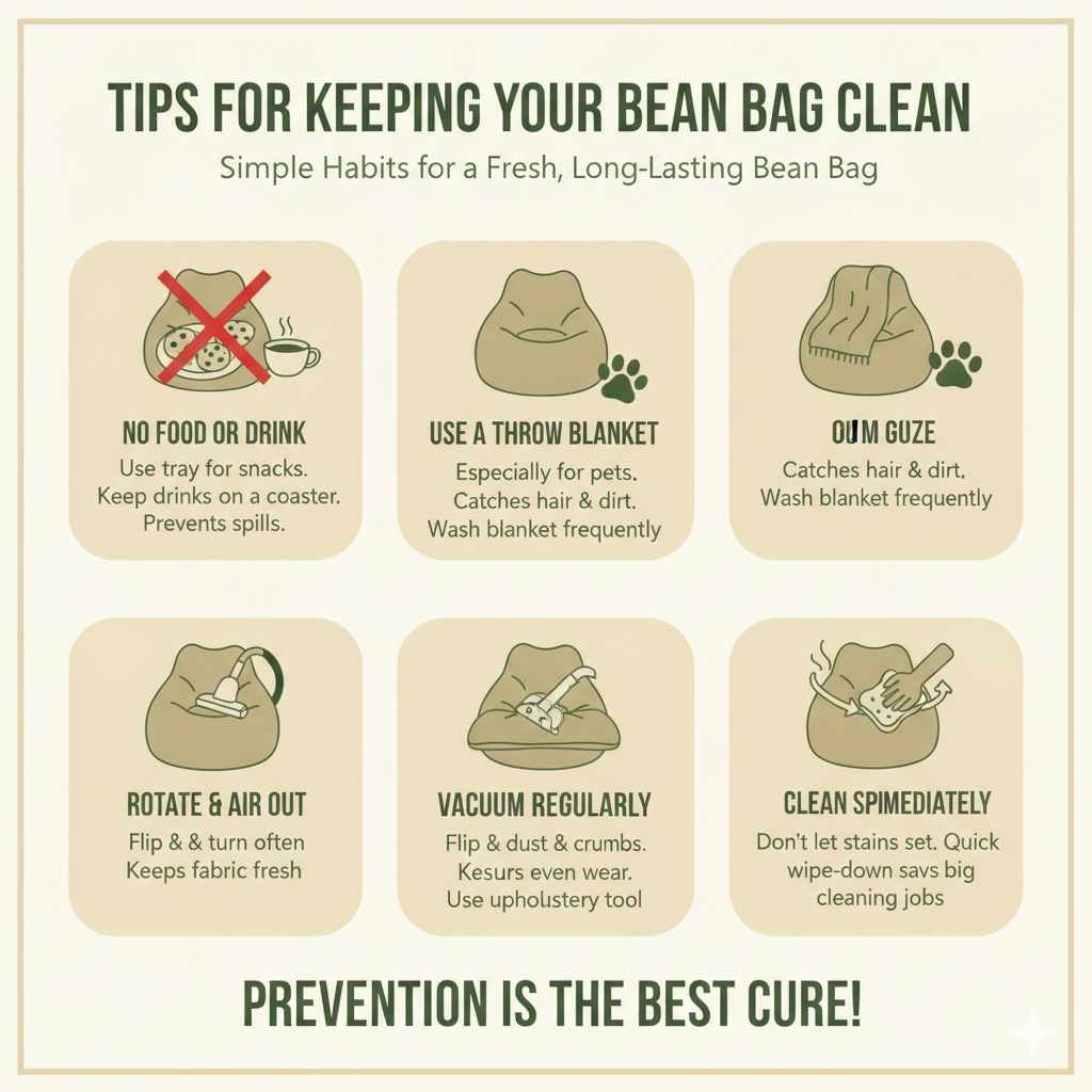 Tips for Keeping Your Bean Bag Clean