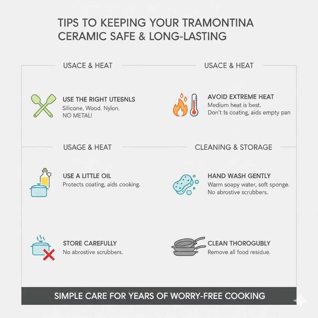 Tips for Keeping Your Tramontina Ceramic Safe and Long-Lasting