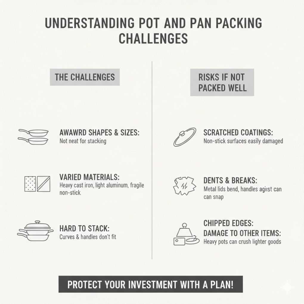 Understanding Pot and Pan Packing Challenges