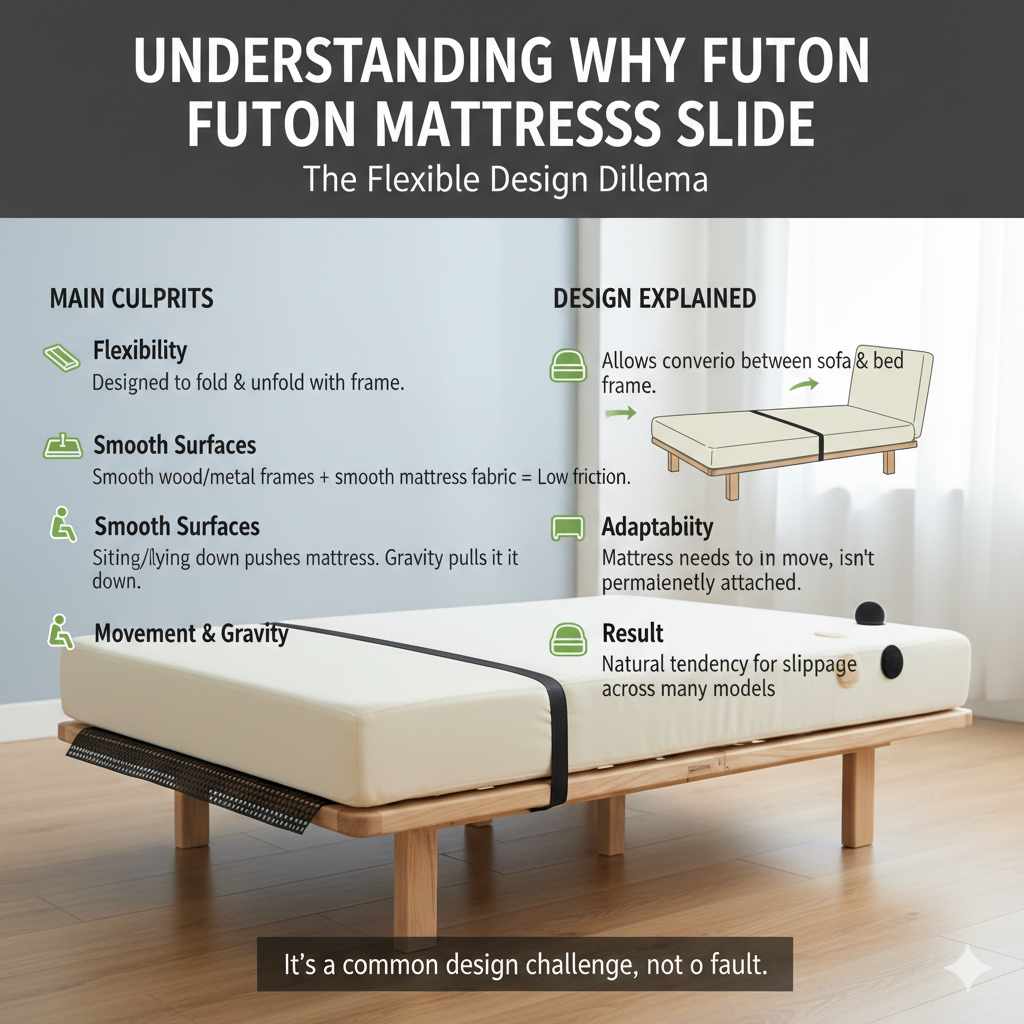Understanding Why Futon Mattresses Slide