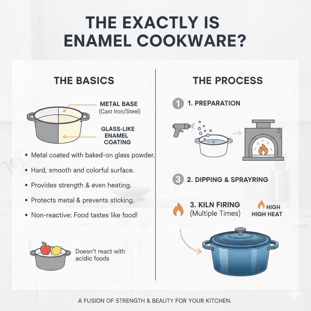 What Exactly Is Enamel Cookware?