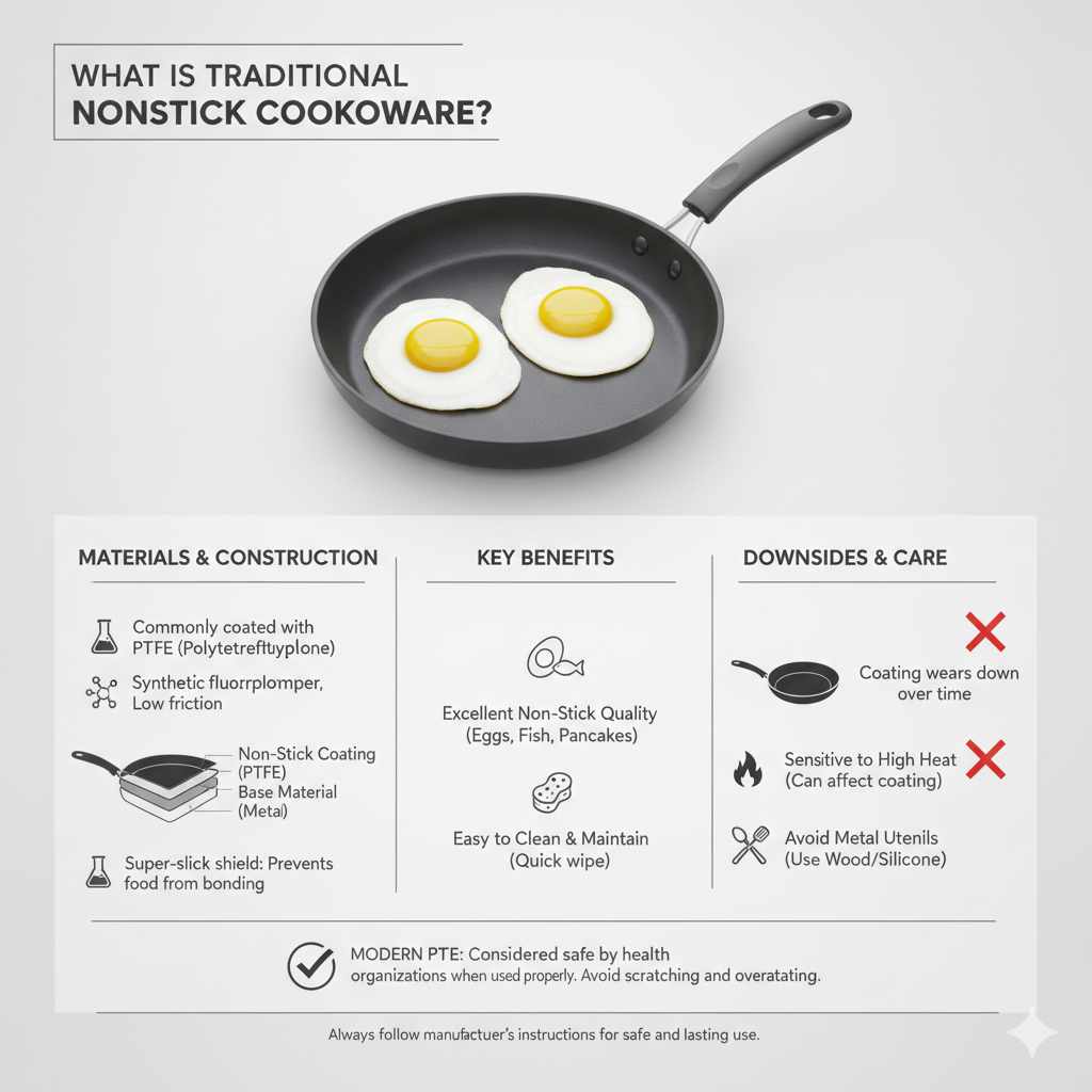 What is Traditional Nonstick Cookware
