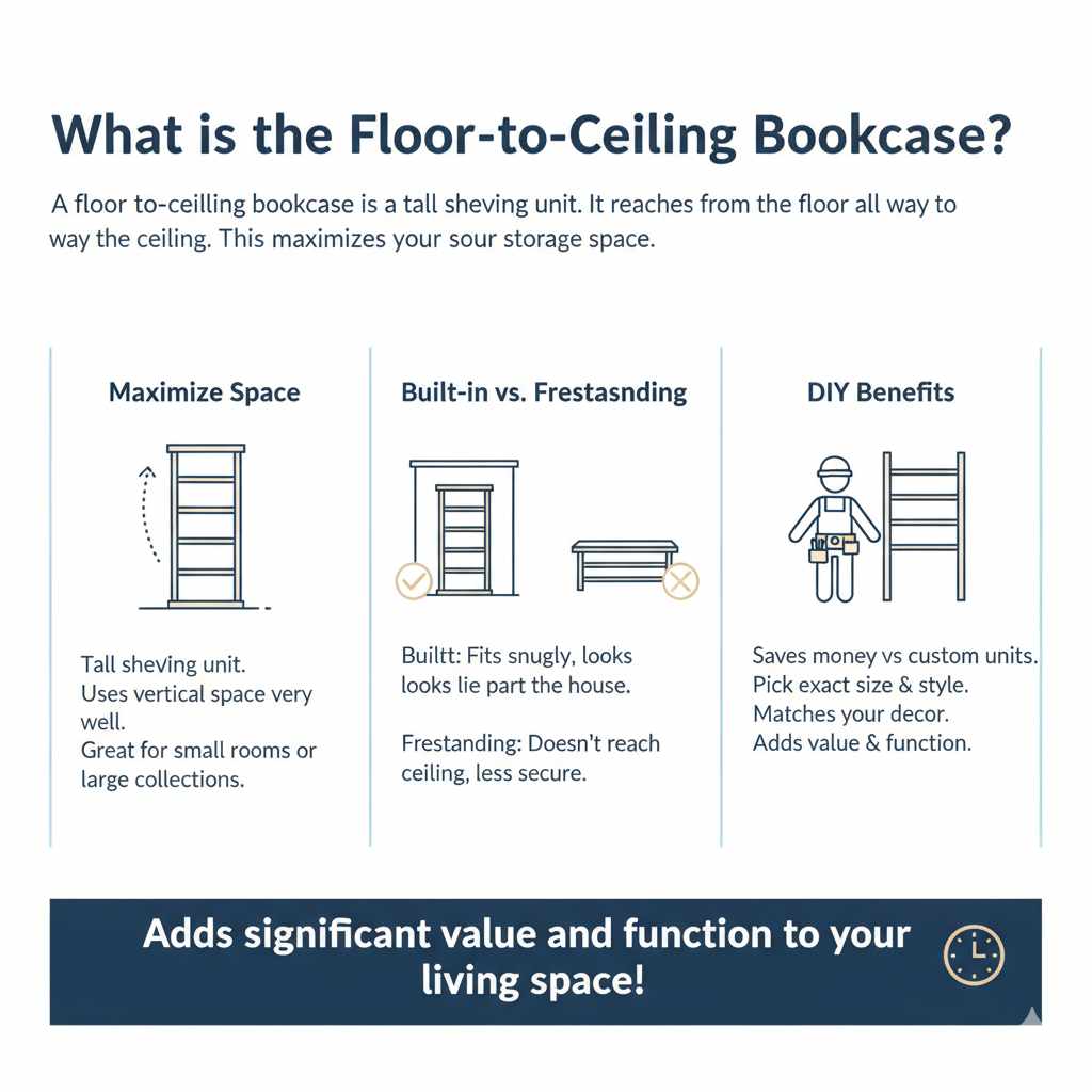 What is a Floor-to-Ceiling Bookcase
