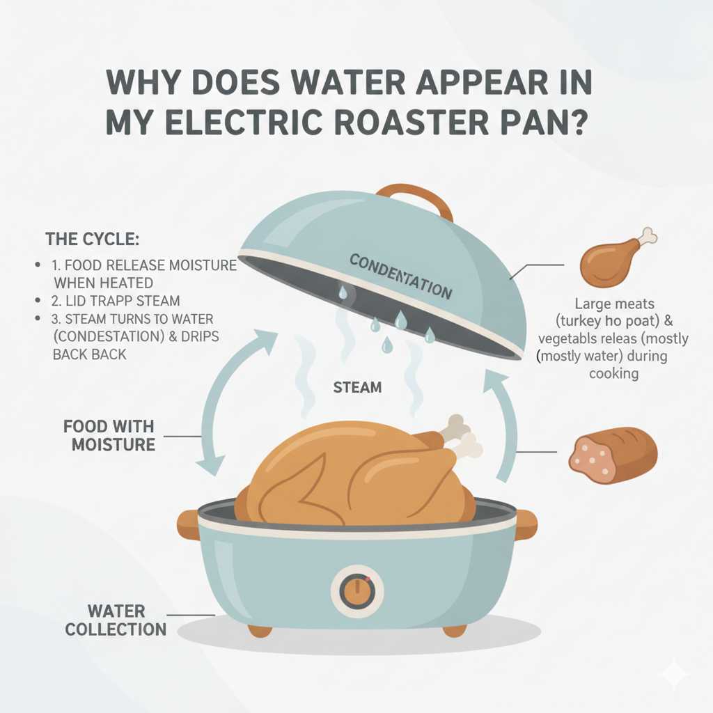 Why Does Water Appear in My Electric Roaster Pan?