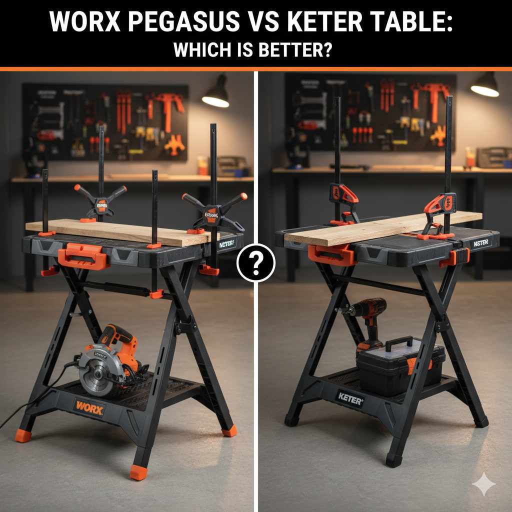 Worx Pegasus Vs Keter Table: Which Is Better?