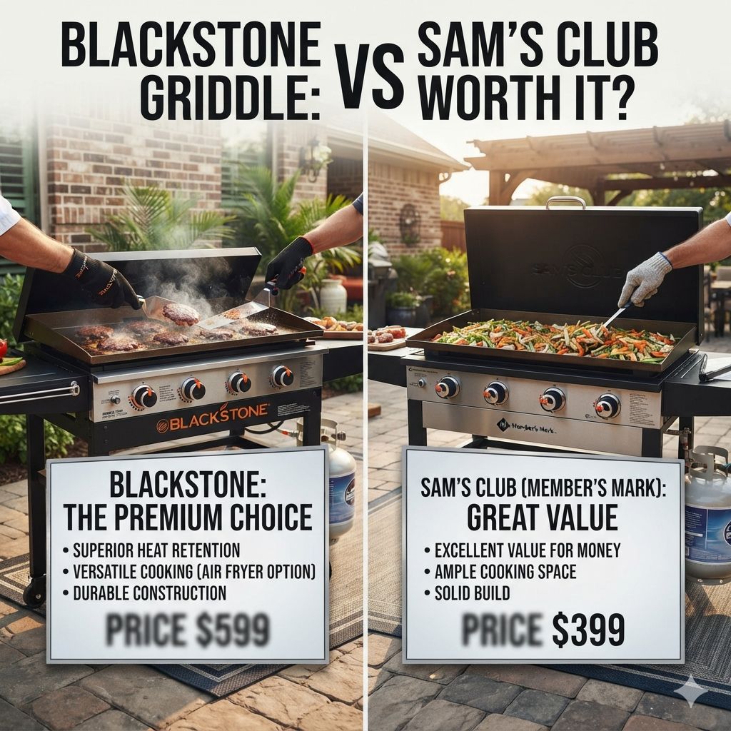 Blackstone vs Sam’s Club Griddle: Which Is Worth It?