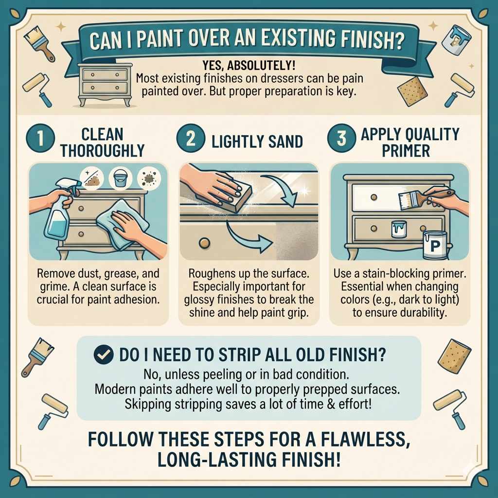Can I Paint Over an Existing Finish