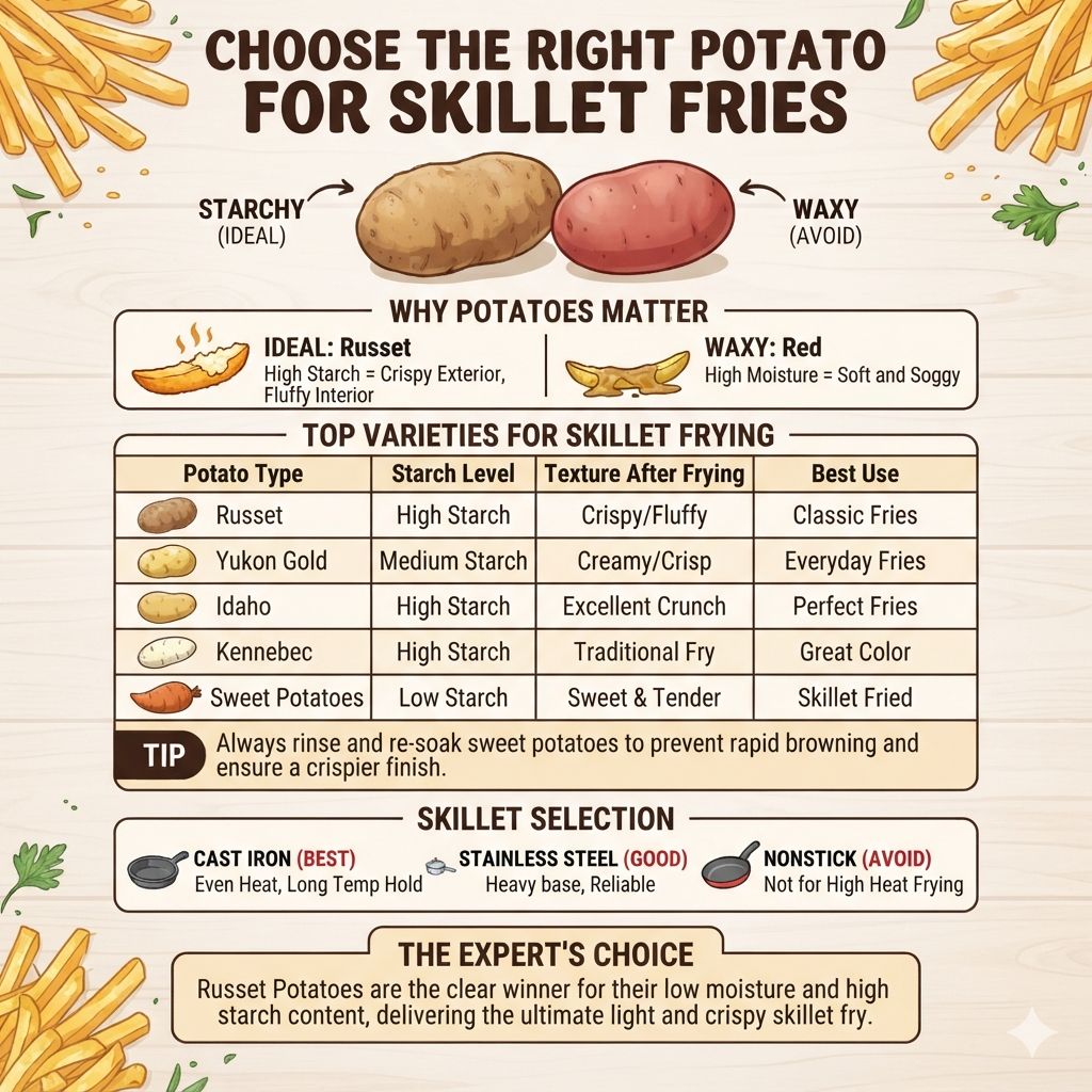 Choose the Right Potato for Skillet Fries