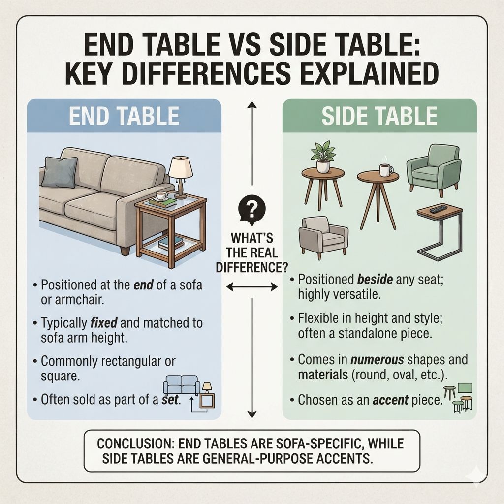End Table Vs Side Table: Key Differences Explained