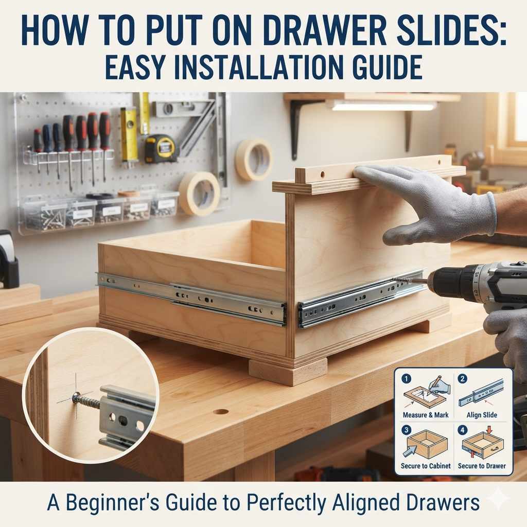 How To Put On Drawer Slides: Easy Installation Guide