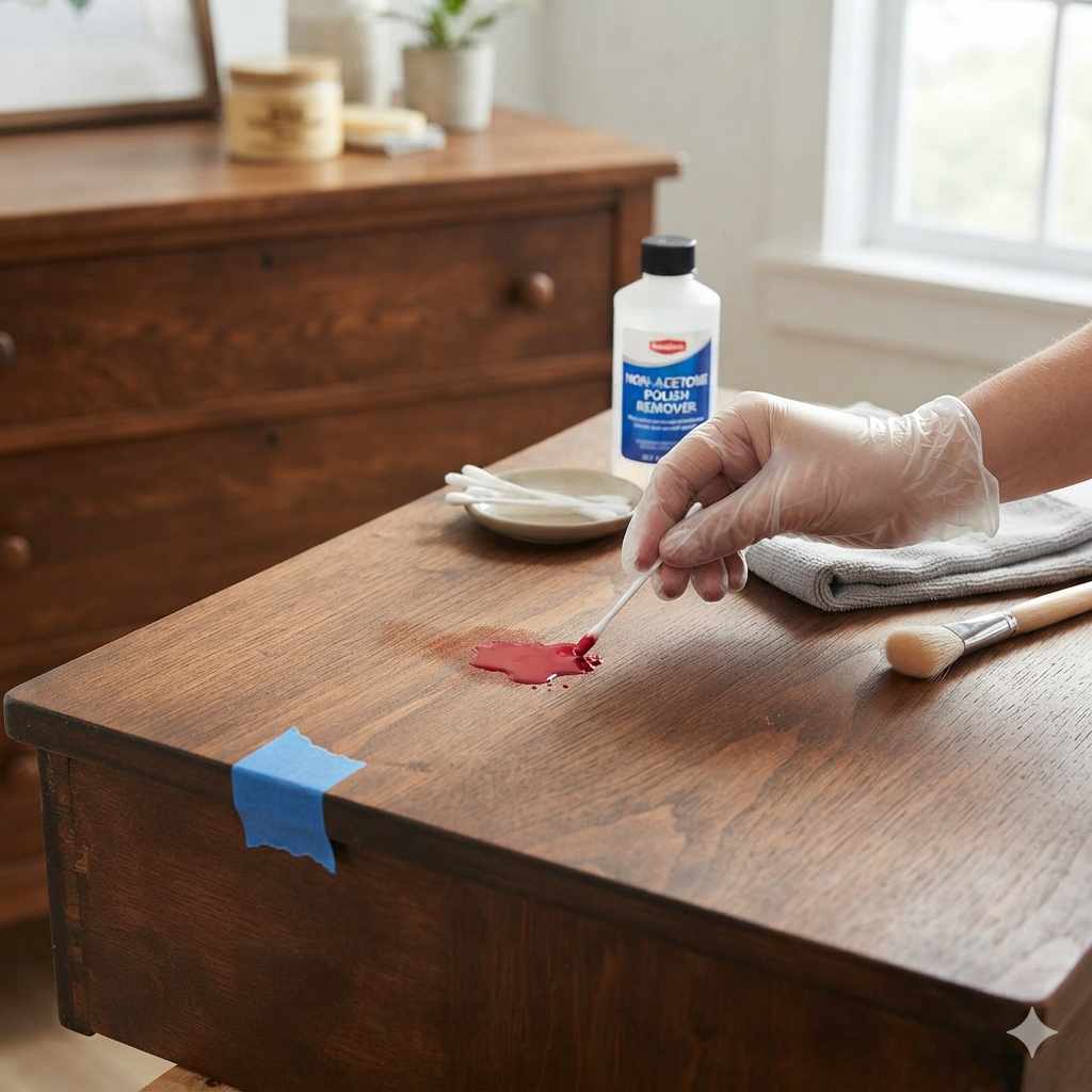 How To Remove Nail Polish From A Wood Dresser Safely