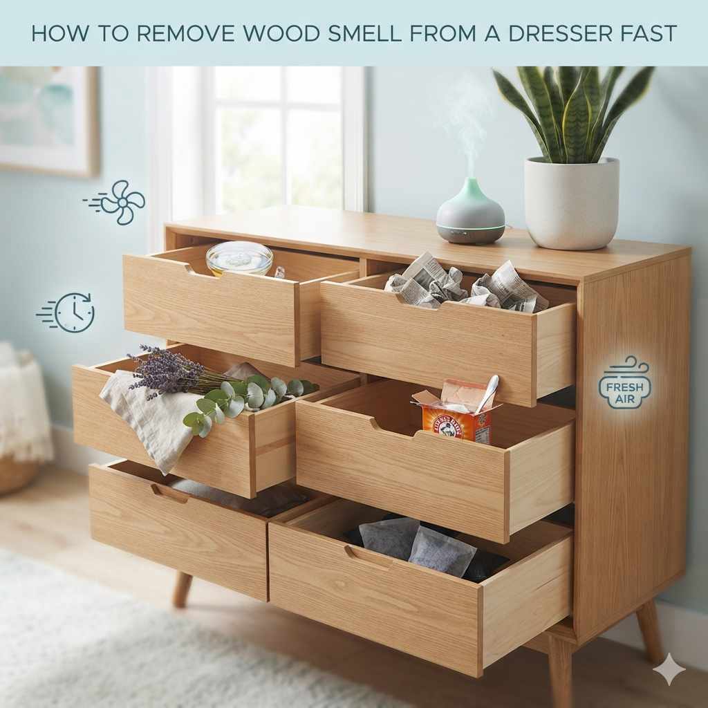 How To Remove Wood Smell From A Dresser Fast