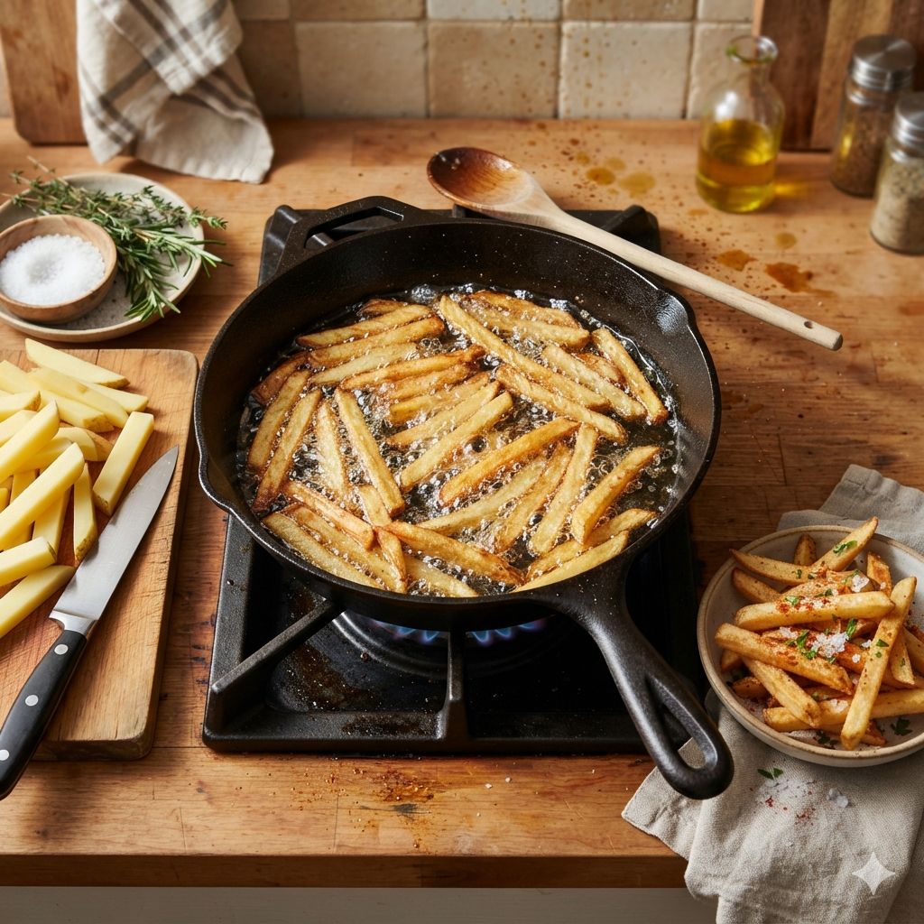 How to Make French Fries in a Skillet: Crispy Guide